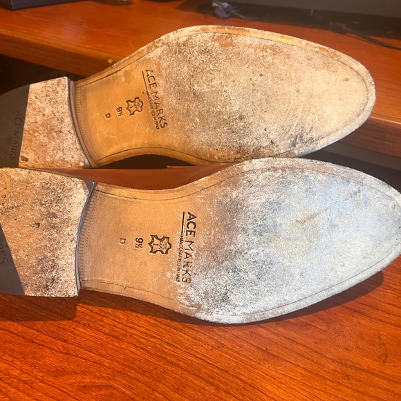 Brown penny loafers size 9 1/2 D - Picture 8 of 10